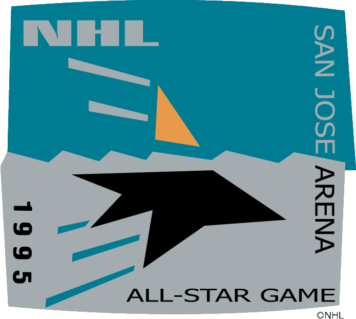 NHL All-Star Game 1995 Unused Logo iron on transfers for clothing